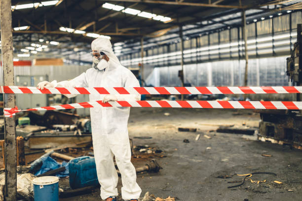 Professional Unattended Death Cleanup technician working in Dunellen, NJ